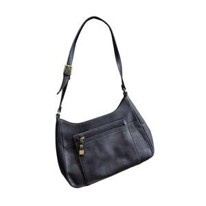 Vintage Etienne Aigner Women's Leather Shoulder Bag, Leather Classy Black